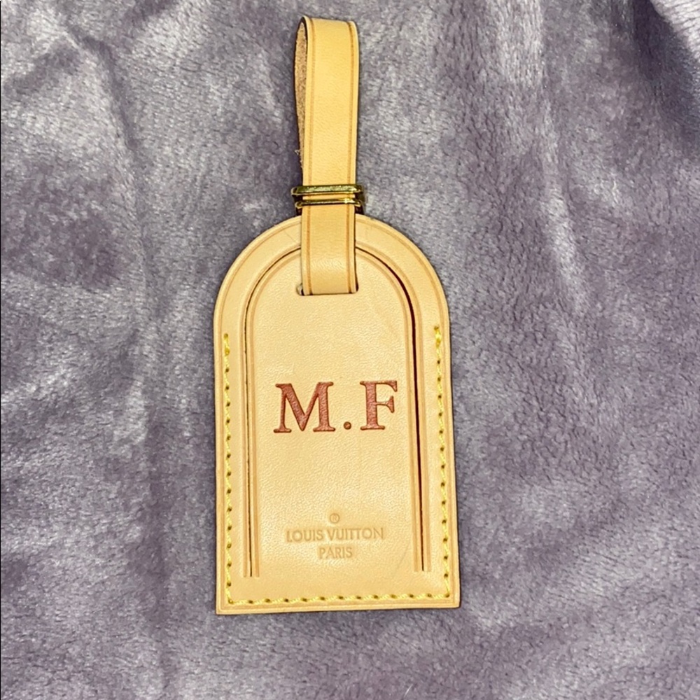 Authentic Louis Vuitton luggage tag
